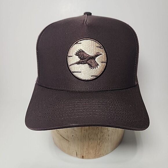 WAGGLE GOLF  "Flushed" - OG Snapback Brown Hat   Pheasant Hat Brand New! - Picture 1 of 9